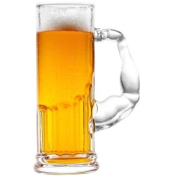 Chope de bière muscle