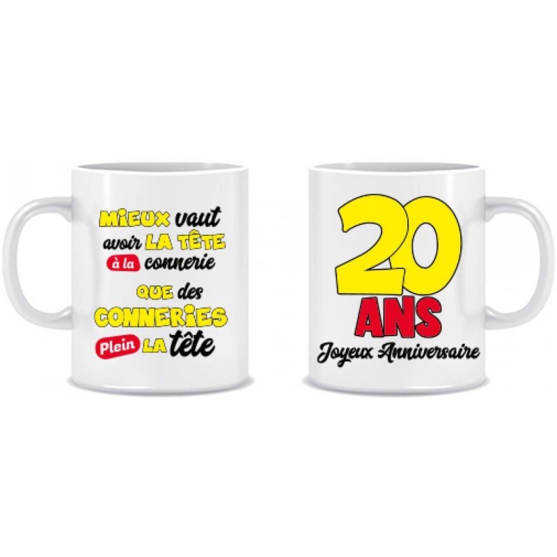 Mug 20 ans