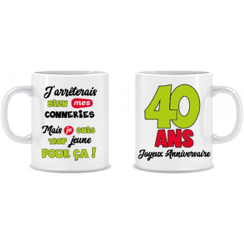 Mug 40 ans