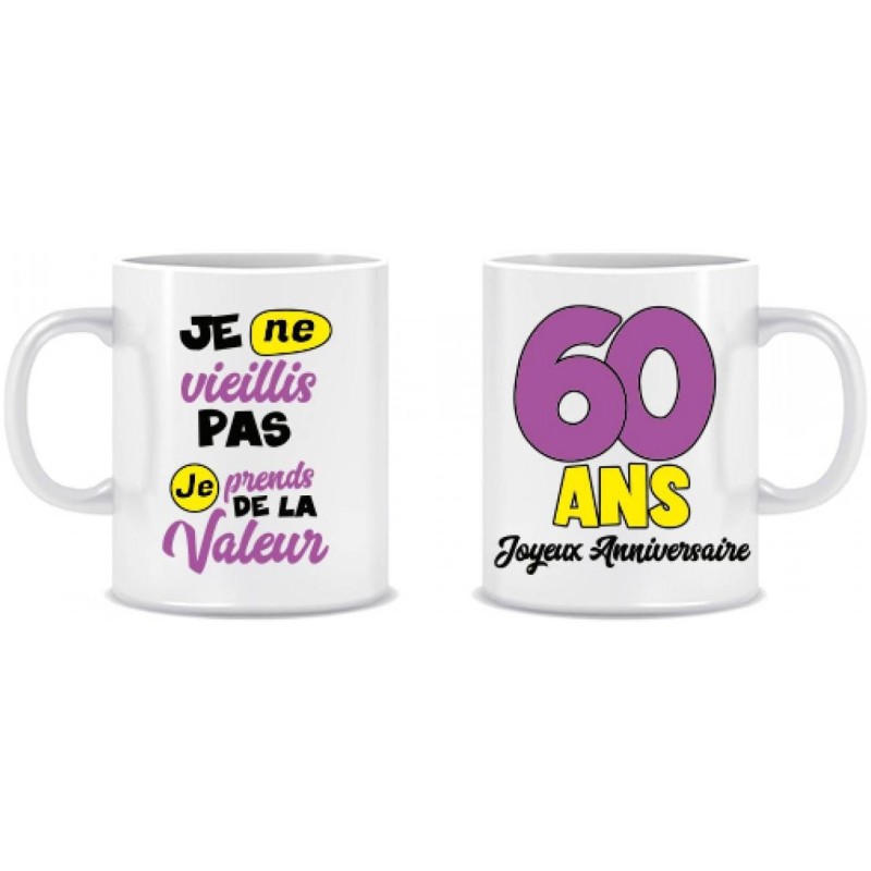 Mug 60 ans