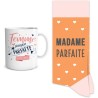 Coffret mug chaussettes "madame parfaite"