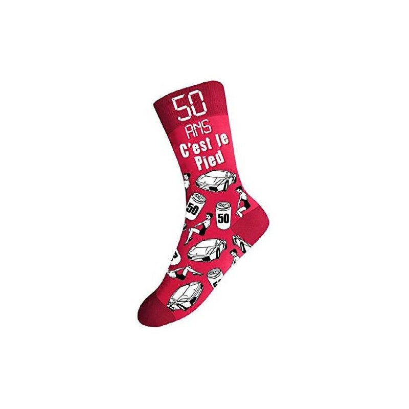 Chaussettes 50 ans c'est le pied