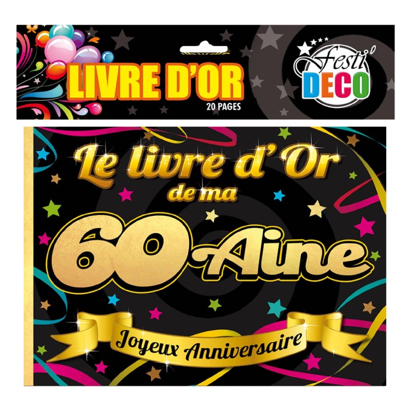 Livre d'or 60 ans