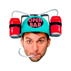 Casque anti-soif Open Bar
