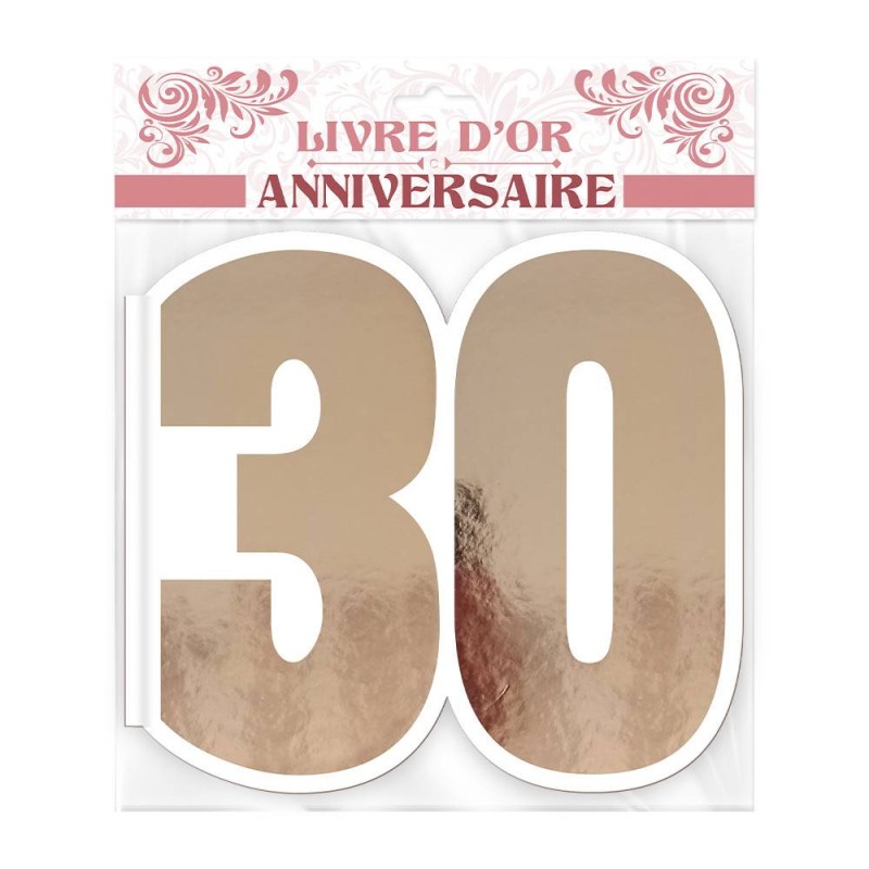 Livre d'or femme 30 ans