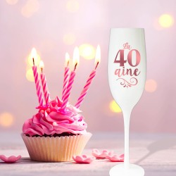 Flûte champagne 40 ans