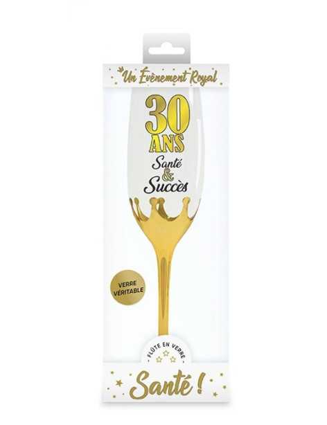 Flûte à champagne 30 ans