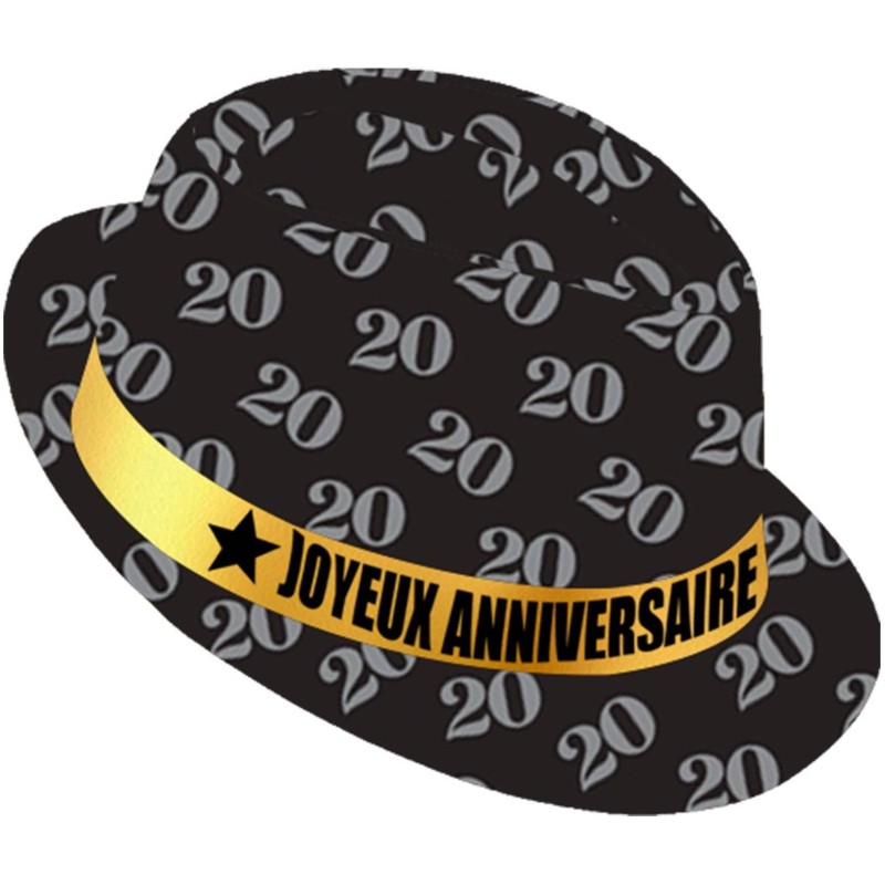 Chapeau borsalino noir 20 ans