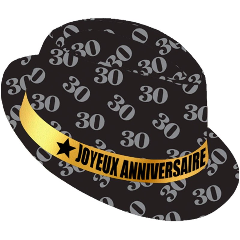 Chapeau borsalino noir 30 ans