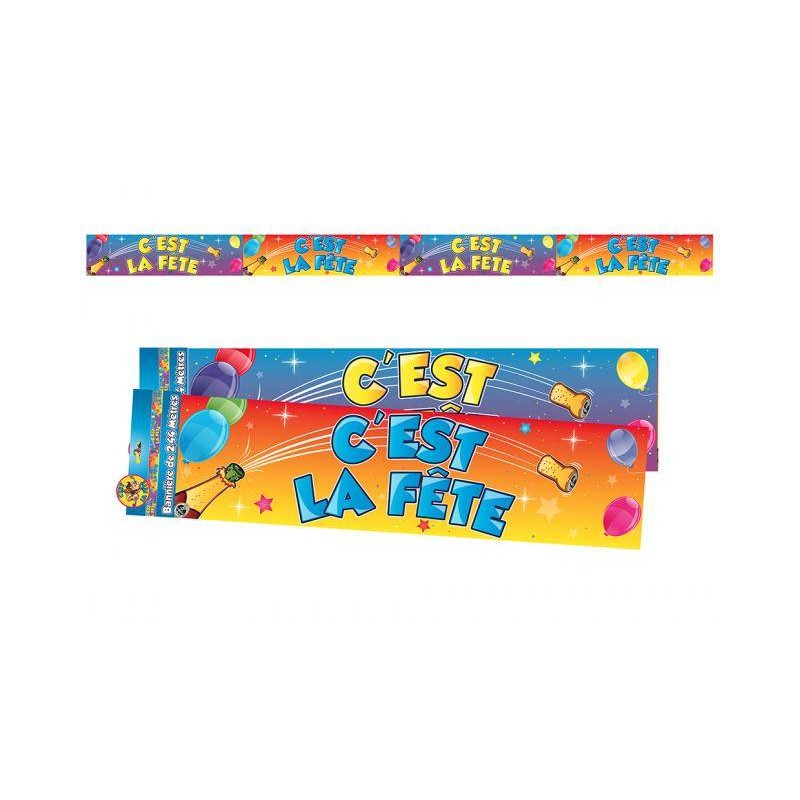 bannière c'est la fête