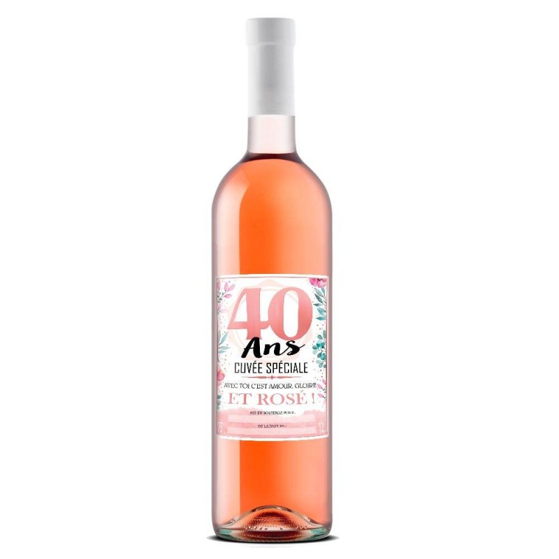 Vin rosé 40 ans