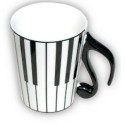 Mug Clavier de piano avec couvercle