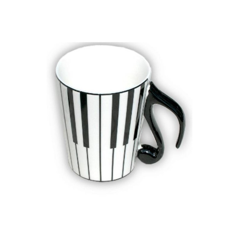 Mug Clavier de piano avec couvercle