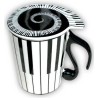 Mug Clavier de piano avec couvercle