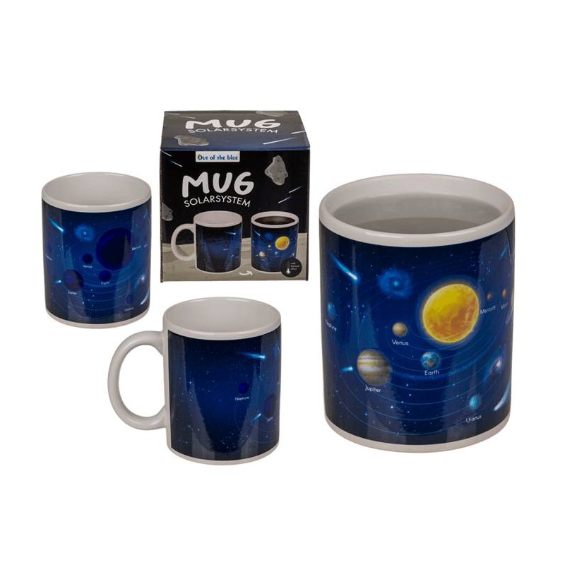 Mug thermosensible système solaire