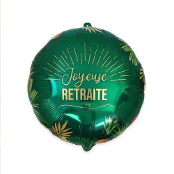 Ballon métallique "Joyeuse retraite"