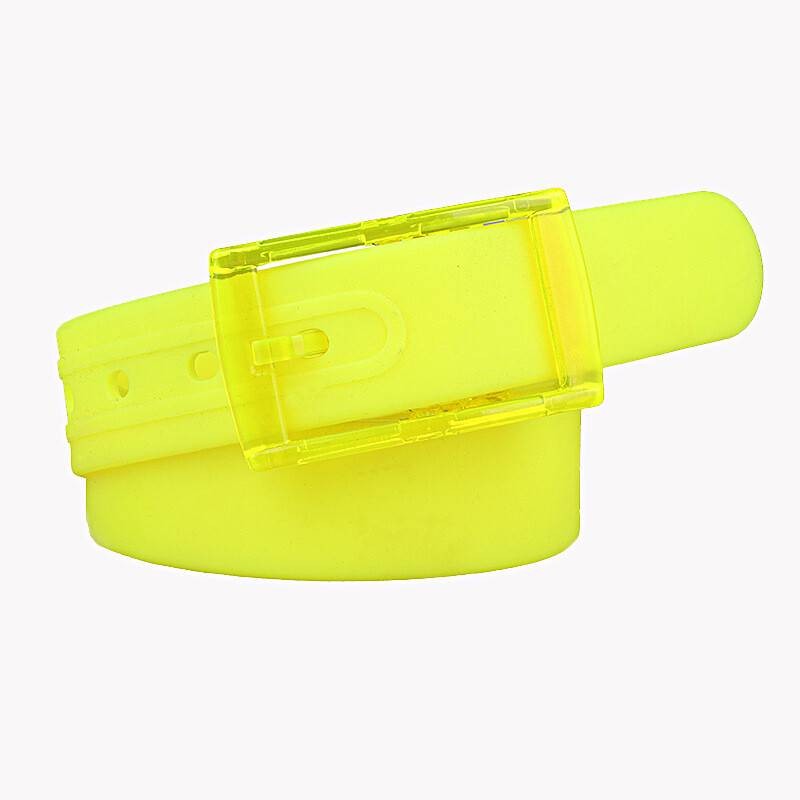 Ceinture plastique Fluo jaune