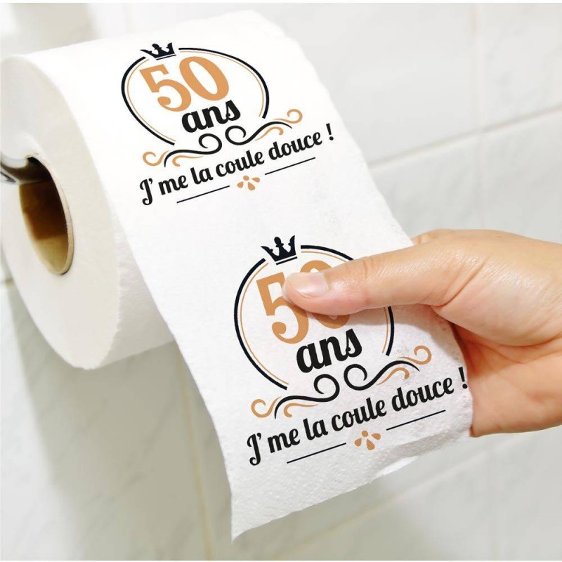 Rouleau papier WC 50ans