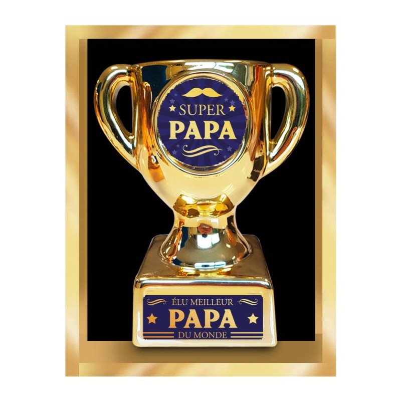 Trophee Dore "Super Papa"