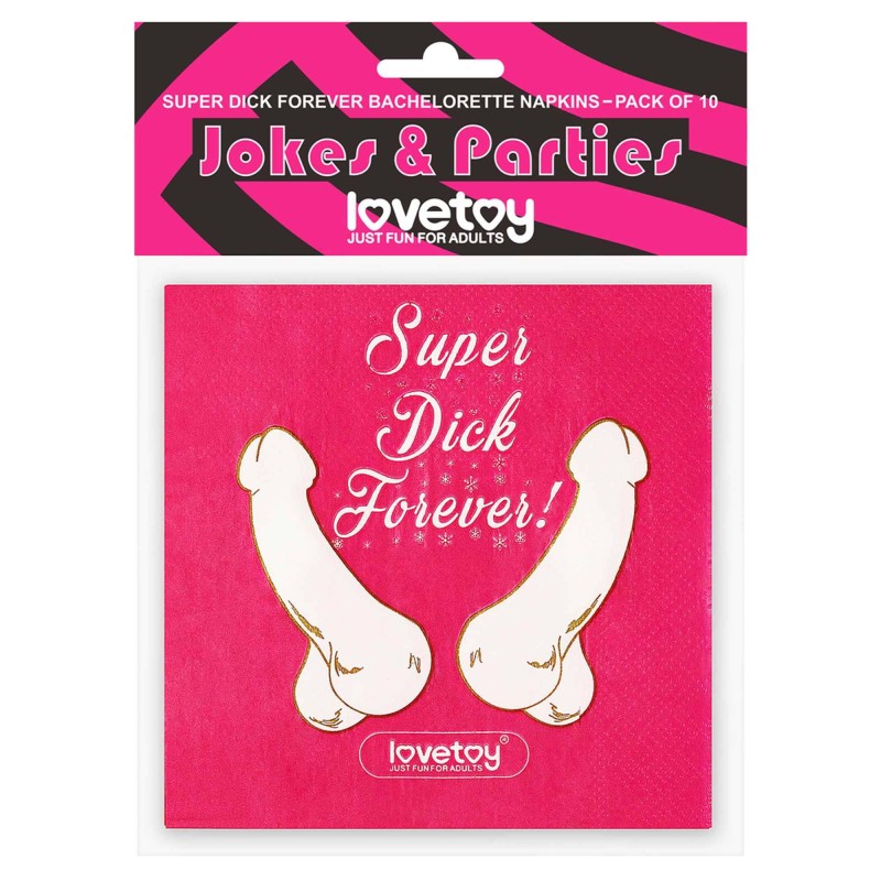 10 serviettes Super Dick Forever