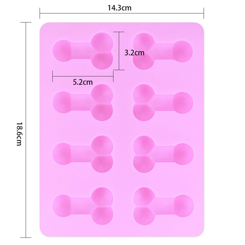 Moule à glaçons en forme de penis zizi - Article de décoration