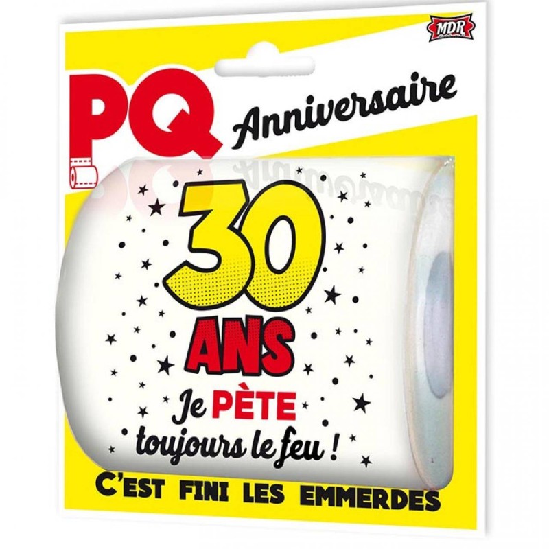 Papier toilette 30 ans