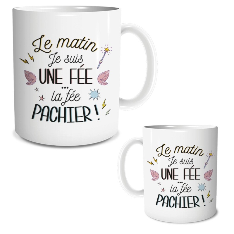 Mug "Le matin je suis une fée..."