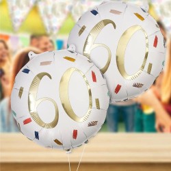 Ballon Métallique 60 ans
