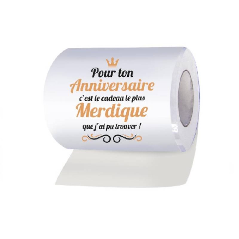 Rouleau de papier toilette Doux Papier toilette Drôle' Autocollant