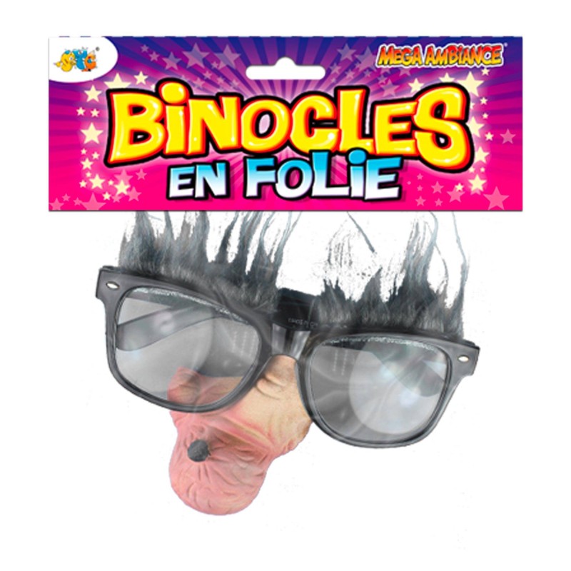 Lunettes avec Gros Nez et Verrue