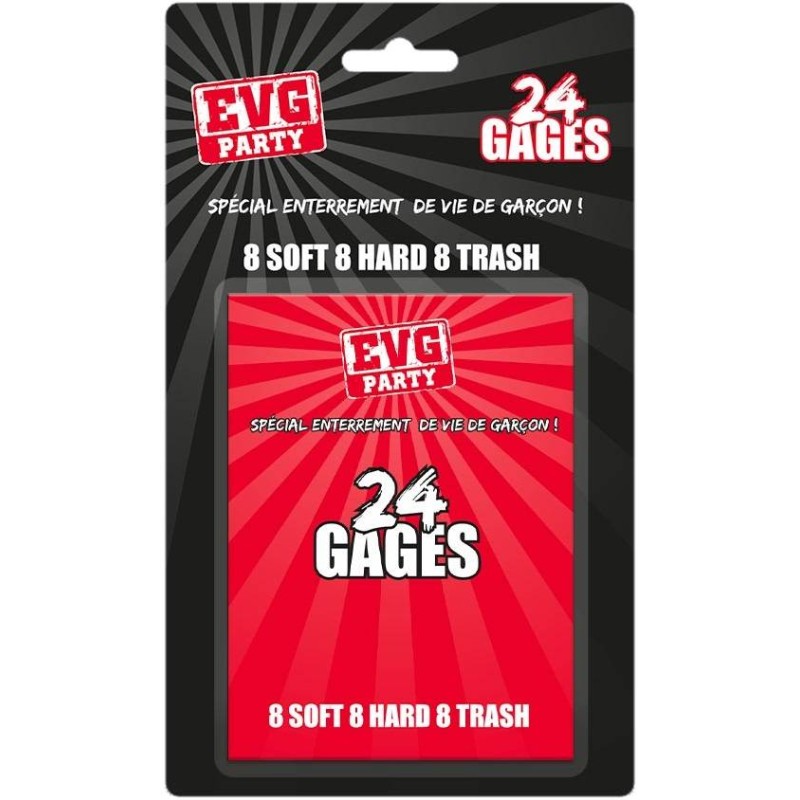 Jeu de cartes 24 gages EVG