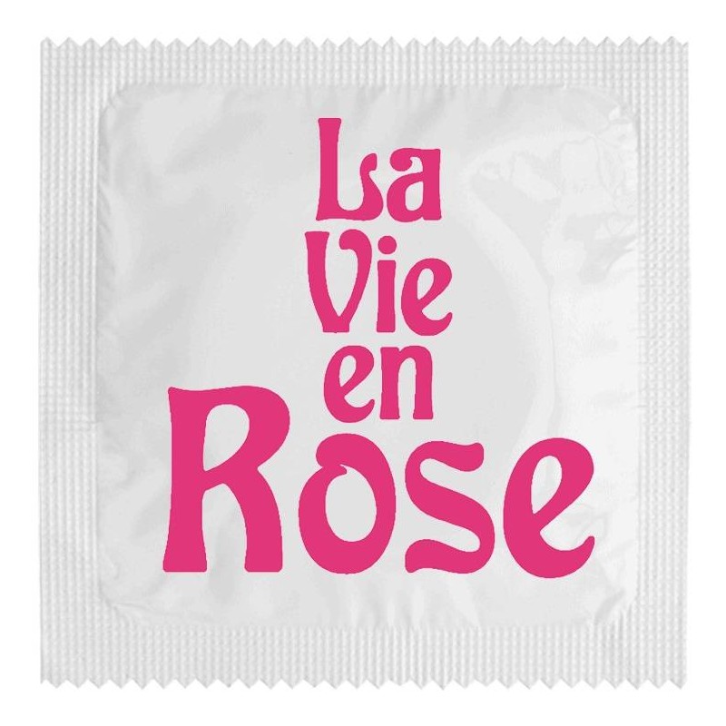 Préservatif La vie en rose