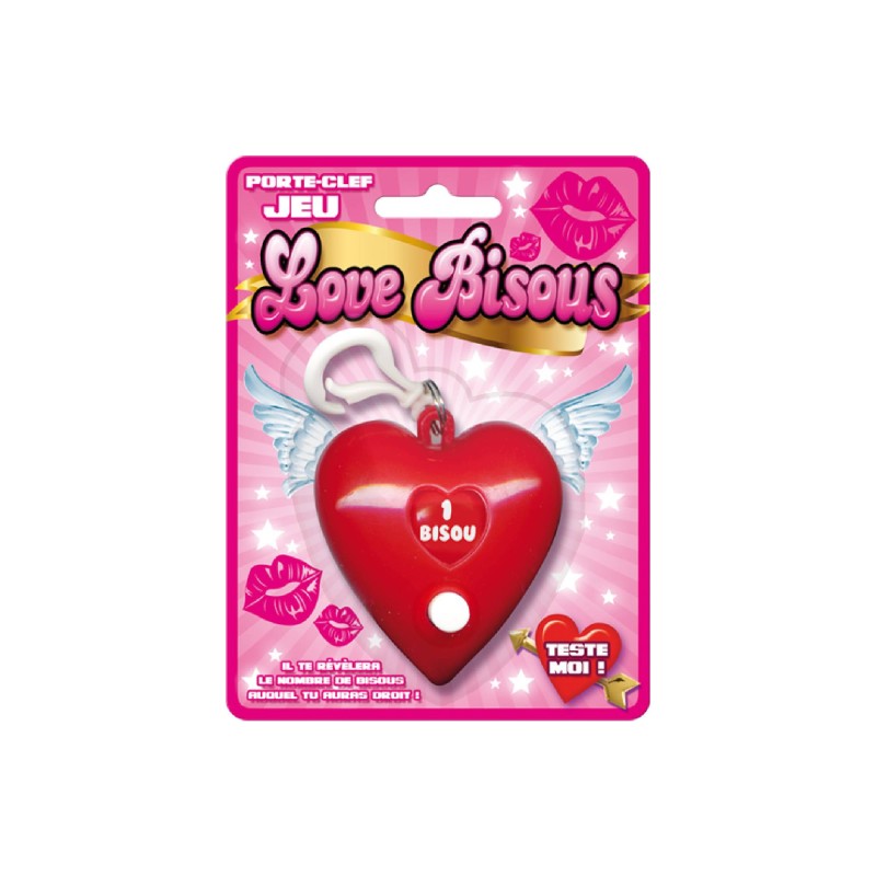 Porte-clés jeu Love Bisous