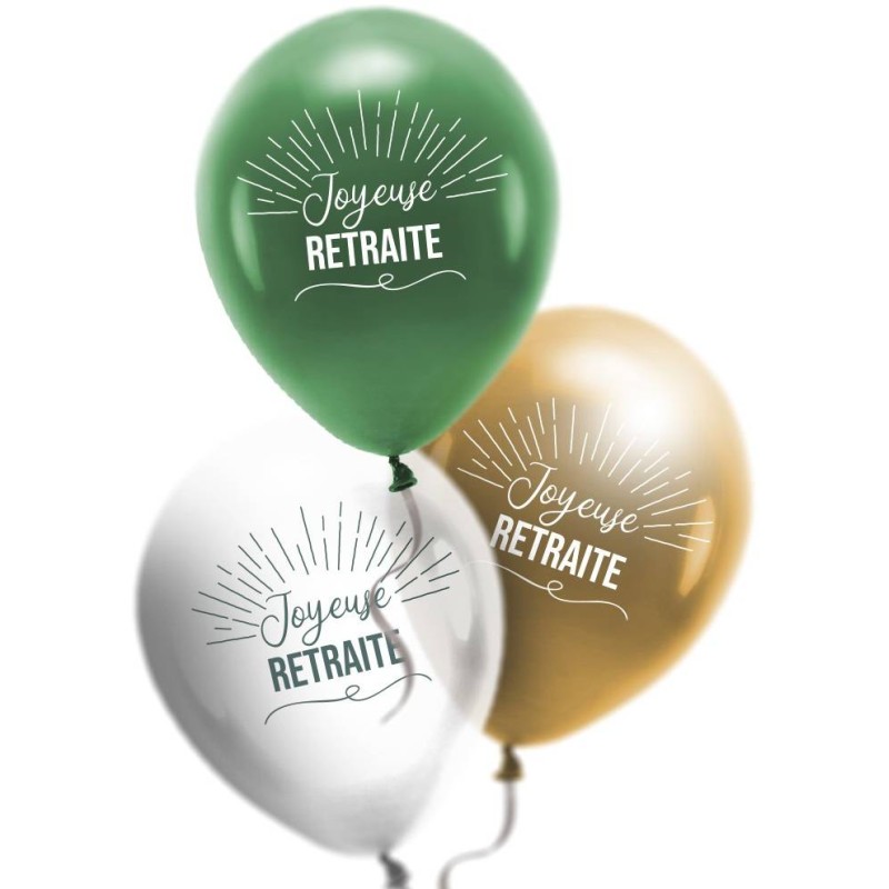 8 ballons retraite