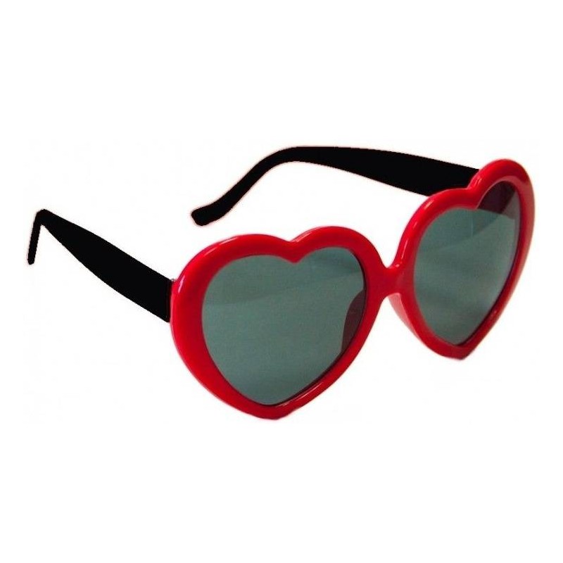 Lunettes gag coeur rouge 15cm