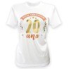 T-shirt à dédicacer femme - Cadeau 20 ans