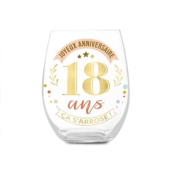 Verre rond 18 ans