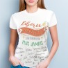 T-shirt à dédicacer femme - Cadeau retraite