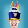 Chapeau gâteau anniversaire - Cadeau 40 ans