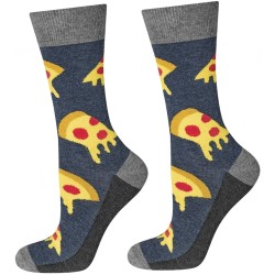 4 paires de chaussettes pizza homme - Cadeaux humour