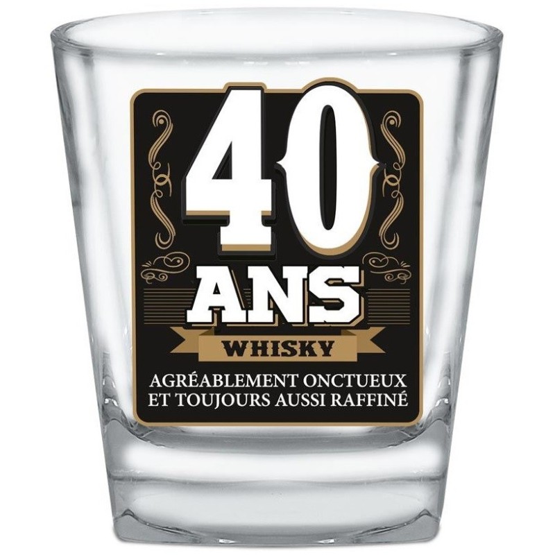 Verre à Whisky 40 ans