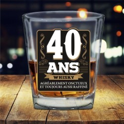 Verre à Whisky 40 ans