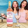 Vin humoristique - Rosé cuvée des copines