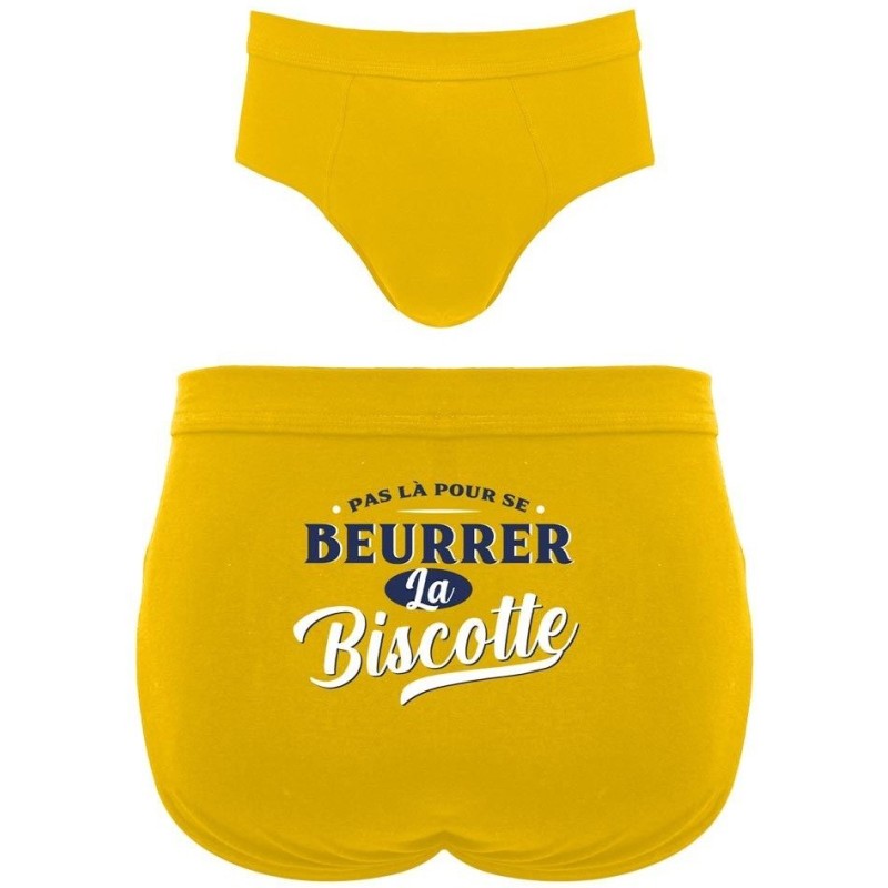 Slip "beurrer la biscotte" - Cadeau humour