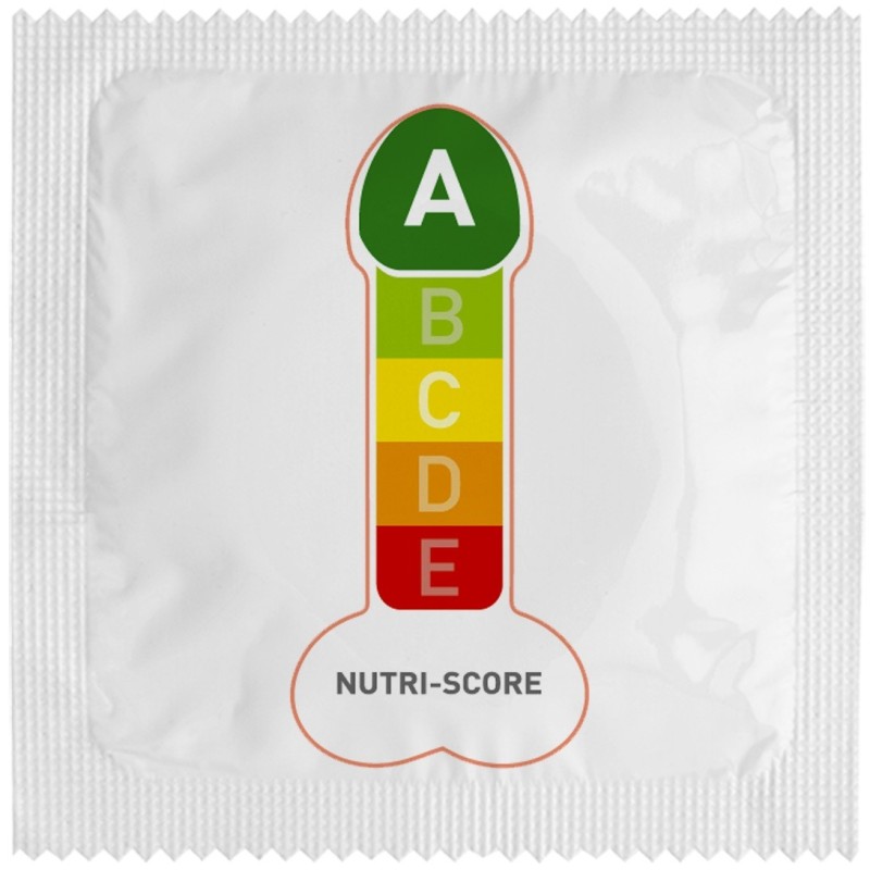 Préservatif humoristique nutri-score