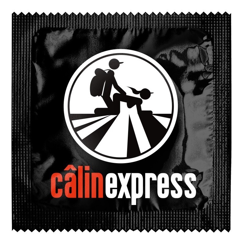 Préservatif humoristique câlin express