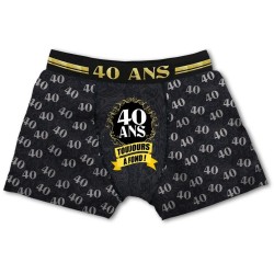 Boxer Festif - Cadeau 40 ans
