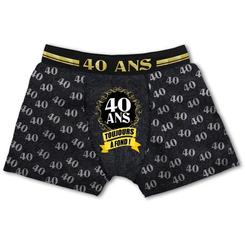 Boxer Festif - Cadeau 40 ans