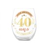 Verre rond 40 ans