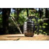 Mug grenade noir avec couvercle